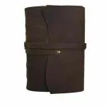 pranjals house Brown Leather Handmade Diary 100 Pages