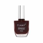 Clamy Plum 21 Long Lasting Liquid Steadfast Glossy Nail Polish - 14 ml