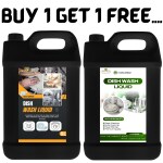 KYARA DREAMS dish wash liquid 10 liter 2x Faster Tough Grease Removal & Natural Fragrance| Removes Odour| Easy Lather & Rinse Off| Leaves No White Residues| Hand-Safe