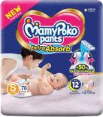 MamyPoko Extra Absorb Pants - S  (76 Pieces)