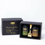 Premiers 2-in-1 Tea Gift Set with Gold Strainer | Darjeeling Green Tea + Masala Chai Flavoured Tea | 125 Cups | 250 Grams | Loose Teas in Metal Caddy | PM Series Tea Festive Gift Box (2 x 125 g)