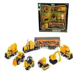 Ktrs Enterprise Die Cast Toys Metal Fire Rescue Vehicle Play Set, Fire Truck Set Metal Fire Vehicle Toy Set Metal Truck Toy, Fire Vehicle Set Toy 7 Pcs