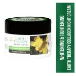 EARTH THERAPY Whitening & Tightening Collagen Night Cream 50gm, For Naturally Glowing Skin