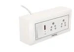 Palfrey Electric Extension Board - 5A + 5A + 1 USB Socket with Master Switch and Heavy Duty 2 Meter Wire