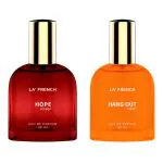 LA' FRENCH Hope & Hang Out Perfume Combo For Men & Women -30ml + 30ml | Premium Luxury Long Lasting Fragrance Spray | Eau De Parfum | Ideal For Men & Women | Perfume For Men & Women | Pack Of 2