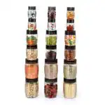 Cello Clario Plastic Storage Container, Set Of 18, (6 Pcs - 300 Ml, 6 Pcs 650 Ml, 6 Pcs - 1200 Ml), Clear