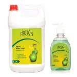 Froton Green Apple Hand wash Liquid - 5 Litre ,with added Moisturizer 5 litre Refill Pack (FREE Hand wash Froton Green Apple Handwash Liquid- 5 L,with added Moisturizer 5 litre Refill Pack (FREE Froton Hand wash Green Apple 250ml)250ml)