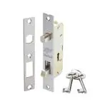 Godrej Silver Mild Steel Narrow Mortise Hook Bolt With 4 Lever Lock