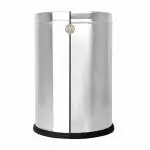 OPR Stainless Steel Solid Plain Open Bin| Steel Dustbin for Home, Kitchen, Office, Bedroom and Bathroom - (10x15 in. - 18 Liter)