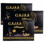 Gajaa 2 in 1 Cup Sambrani - With Sambrani/Benzoin fillings (Pack of 3 - 12 Cups Each Pack)