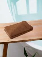 REGENCY EXPORTS PVT.LTD Quattro Hand Towel 100% Cotton 400 GSM Set of 2 Brown