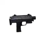 Sharva Enterprise Manual Load Mini Collectible Replica Toy of Mac10 Gun with Rubber Bullets, Black, Pack of 1 Set
