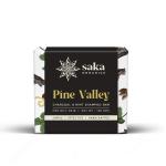 Saka Organics - Pine Valley | Handmade Charcoal & Mint Shampoo Bar | Natural Hair Care for Oily Hair (120gm)