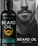 KURAIY Beard Essentital Oil Beard Growth Enhancer Pure Natural Nutrients Beard Oil For Men Facial Nutrition Beard Care Kit