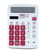 Heinriched Orbit OT-612 Check & Correct Basic Calculator 12 Digits (Pink)