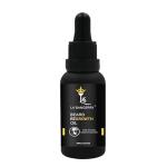 LA'BANGERRY Ayurvedic Lite Beard and Moustache Oil, 30 ml | Beard Oil for men | Non-Sticky, Light; Almond Oil, Aloe vera, Vitamin E, Shiny Nourished Beards