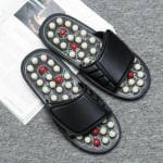 Acupressure Magnetic Therapy Sandals Rotating Acupressure Foot Slippers for Men & Women (Small)
