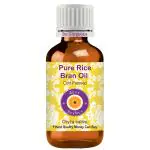 Deve Herbes Pure Rice Bran Oil (Oryza sativa) Natural Therapeutic Grade Cold Pressed 50ml