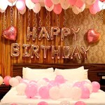 House of Banter Bedroom Birthday Decoration for couples 56Pc Combo