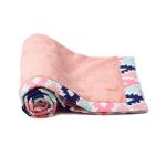 Bacati Coral, Mint and Navy Aztec Baby Blanket 104 cm x 76 cm