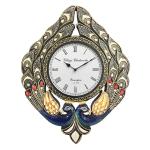 RoyalsCart Peacock Analog Wall Clock for Home, Office, School, Gym, Shop and Gifting || Clock Size - 30 cm x 40 cm [12 x 16 inches] [KTWC19]