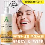 ALOETIC Waterless face wash for oil control 99% Germs cleanser & UV-Rays Protect & Refreshing Face With Cooling Scent.