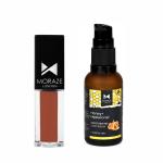 Moraze Combo Pack Of Face Serum With Mini Matte Liquid lipstick