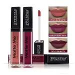 Perpaa Maroon Berry, Rich Plum, Beach Nude Lipstick (Pack Of 3)