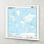 GOWOO SMALL - 100 WORLD RIVER OUTLINE MAP FOR SCHOOL | World river map for school