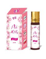 GSB Pink Lily Pure Natural Attar/Itra/Perfume Roll On | Alcohol Free | Long Lasting | Undiluted | Unisex