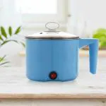 Dizaa Electric Mini Cooker Kettle with Glass Lid Base Concealed Base Cooking Pot Egg Boiler hot Pot