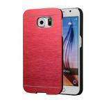 Defender Red Aluminium Back Case Cover For Samsung Galaxy S6