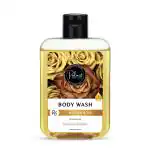 Palmist British Rose Vitamin E Nourishing Body Wash For Softer, Smoother Skin; Body wash For Women and Men 250 ml (Round Bath Loofah Free)