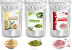 Pankhudi Multani Mitti, Neem And Rose Petal Powder For Skin Whitening Face Glowing - Pack Of 3