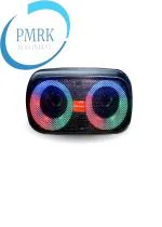PMRK BEST IN BEST Compatible for GLITTER DISCO MEGH Speaker full Music.10w big Sound with party, Wedding, and all events, Bluetooth Speaker for Car, Home All events, Usb, FM, TF card & Pen Drive Link option ( Glitter disco bt Speaker)