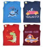 Kwitchy Baby Boys' & Baby Girls' T-Shirt (Multicolor, 2-3 Years)