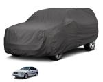 Auto Hub Car Body Cover Compatible with Hyundai Accent with Mirror Pockets, Triple Stitched, Water Resistant Car Cover, Grey