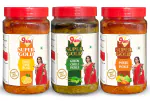 9 AM Pickle Combo Pack of 3 (9am Tangy Lime Pickle 900g + 9am Green Chilli Pickle 900g +9am Mixed Pickle 900g)