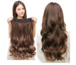 Artifice Super Volume 26 inch 5 Clips Curly Wavy Hair Extension Maroon With Brown