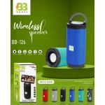 BBOSS KT-126 Wireless Portable 3D Sound Bluetooth speaker| splashproof and Dustproof| X Bass Sound stereo| FM, AUX, USB, TG Card Support 10 W Bluetooth Speaker (Black, Stereo Channel)