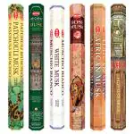 HEM Musk Collection Incense sticks combo Pack of 6 (20 pcs Each)