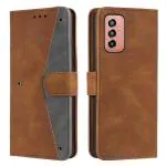 Autofocus Faux Leather Back Case Flip Cover for Samsung Galaxy F23 5G with ID Card Slot | Foldable Stand | 2 Card Slot | 1 Cash Slot | Magnetic Closure - Executive Brown, 21070