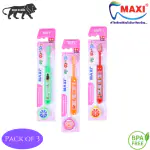 MAXI ABC Baby Toothbrush and Tongue Cleaner-Oral Hygiene Kit (Pack of 3)
