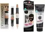 Lenon Beauty Highlighter and Contour Stick Highlighter & Charcoal Face Mask (2 Items in the set)