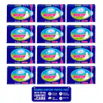 Seabird Trifold 240mm Regular Ultra Thin Soft & Rash Free Sanitary Napkin Pads With Quick Absorption and Anti Leak Flow Gel Technology Everyday Protection against Wetness Pocket Friendly Pack 72pads