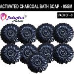 Badahair Activated Charcoal Bath Soap, 100 G (Pack Of 9)
