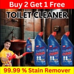 BLISS & BLUSH Toilet Cleaner blue 1500ML Germ & Stain Blaster Disinfectant Toilet Cleaner Liquid |Suitable for Toilet Bowls