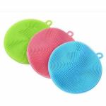PLEXUS Cleaning Supplies Sponges Silicone Scrubber for Kitchen Non Stick Dishwashing & Baby Care Sponge Brush Household Health Tool