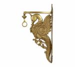 Kartique Wall Hanging Brass Parrot Hook 12 inch