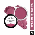 Aravi Organic Lip and Cheek Tint - With Goodness of Vitamin E & Candelila Wax - Nourishes & Hydrates Dry Chapped Lips, Blush & Eyeshadow For All Skin Types - 8 gm (Beet Pink)